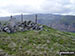 Trig point & cairn on the summit of Glan Hafon (Y Garn)