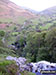 The view from the top of Pistyll Rhaeadr