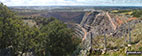 Bardon Mill Quarry from the summit of Bardon Hill