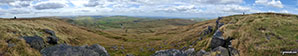 Panoramic View from the summit of Shining Tor
