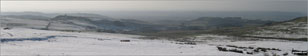 Looking South West from Sponds Hill in the snow