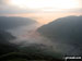 Sunrise over Great Langdale taken close by Dungeon Ghyll below the summit of Harrison Stickle