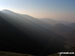 View from Threshthwaite Crag below Stony Cove Pike (Caudale Moor) with the sun just breaking from behind Thorthwaite Crag