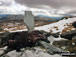 The propeller from a crashed Mosquito aircraft on Aran Fawddwy