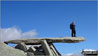 On the cantilever stone on Glyder Fach last sunday