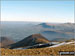 Sail and Causey Pike (foreground) & The Central Fells - Bleaberry Fell, High Seat and High Tove from Crag Hill (Eel Crag) trig point