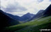 Cir Mhor (centre right) and Caisteal Abhail (right) from Glen Sannox, Isle of Arran