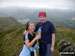 Ali and James after the scramble up Angletarn Pikes