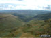 Bareholme Moss (left), Crowden, The Woodhead Valley and Bleaklow (centre) and Rakes Moss (right) from Black Chew Head (Laddow Rocks)