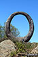 Huge wooden ring near Carron Crag