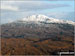 Canisp with a light dusting on snow from the summit of Cul Mor