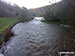 Approaching the weir on the River Wye in Monsal Dale