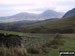 Whiteside (Crummock) (centre left) and Grasmoor (centre right) and the shoulder of Mellbreak (far right) from above High Nook Farm, Loweswater