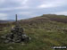 Looking up to Carling Knott summit