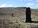 Stone pillar in the col between Branstree (North East Top) and Branstree (Artlecrag Pike)