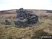 Cairn on lower slopes of Dodd Fell Hill