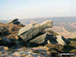 Rock sculptured by the wind on The Edge (Kinder Scout)