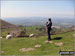 My husband James and our 11 month old daughter Ember on Moel Famau