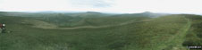 *Waun Fach and Pen y Gadair Fawr from the Pen Twyn Mawr ridge