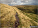 Sunshine on The Pennine Way on Black Chew Head (Laddow Rocks) looking towards Black Hill (Soldier's Lump)