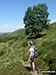My wife on Bradwell Edge