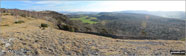 Arnside Knott, Upper Allithwaite and High Park Wood from above Black Yews Scar, Whitbarrow Scar