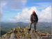 Terry on the summit of Cnicht