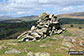 The large cairn on the summit of Reston Scar