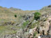 Climbing up Stickle Ghyll towards Harrison Stickle (The Langdale Pikes) (left) from Great Langdale