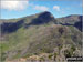 The Watkin Path from Bwlch Ciliau up to the summit of Snowdon (Yr Wyddfa) with Garnedd Ugain (Crib y Ddysgl) visible (far right) from Y Lliwedd