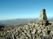 The summit of Aran Fawddwy looking West towards the Rhinogs