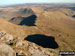 View fhe summit of Aran Fawddwy looking North-East over Creiglyn Dyfi towards the Berwyns