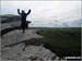 My son at Tintagel Castle