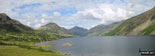 *Kirk Fell (left), Great Gable (centre) Lingmell, Scafell Pike (partially hidden) and Illgill Head across Wast Water